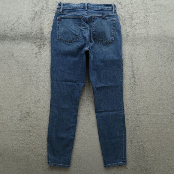 Loft Jeans Women's Size 6/28 Blue High-Waist Curvy Skinny Denim Pants 27" Inseam - Picture 11 of 16